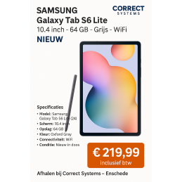 SAMSUNG Galaxy Tab S6 Lite...